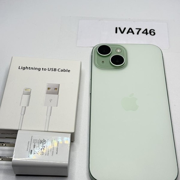 Apple iPhone 15 - Unlocked, 128 GB, Green, A2846