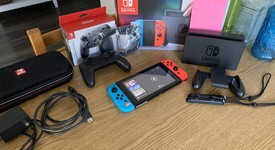 Mint
													Nintendo Switch - Red & Blue, 32 GB, photo 1 of 9