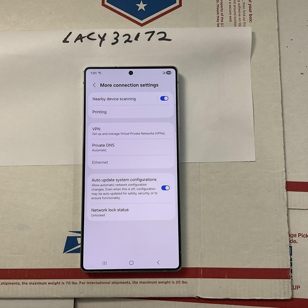 Samsung Galaxy S25 Ultra - Verizon, 256 GB, Silverblue, 12 GB, SM-S938U