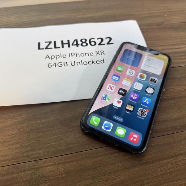 Apple iPhone Xr - Unlocked, 64 GB, Black, A1984
