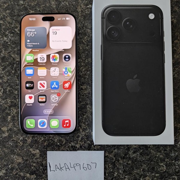 Apple iPhone 18 Pro - Verizon, 256 GB, Black, a3472