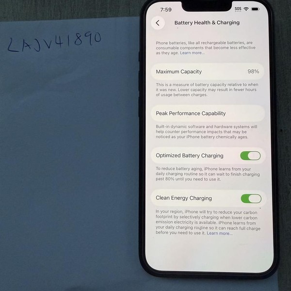 Apple iPhone 13 - Unlocked, 128 GB, Midnight, A2482