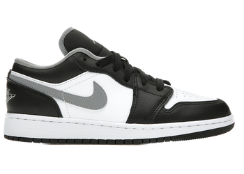 Jordan 1 Low Black White Grey (GS) for sale