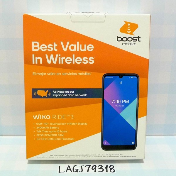 Wiko Ride 3 - Boost, 32 GB, Black