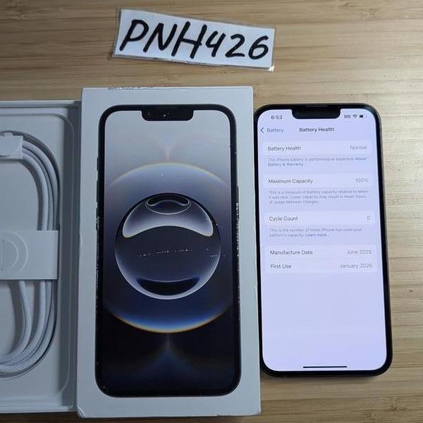 Apple iPhone 16e - AT&T, 128 GB, Black, A3212