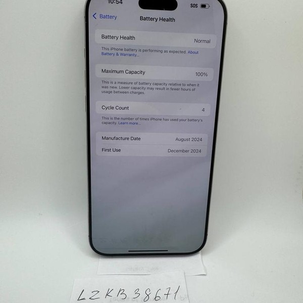 Apple iPhone 16 Pro Max - Spectrum, 256 GB, Natural, A3084