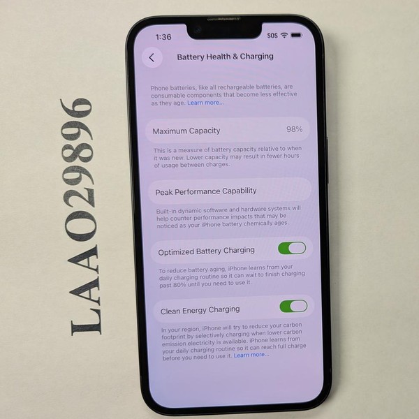 Apple iPhone 14 - Unlocked, 128 GB, Midnight, A2649