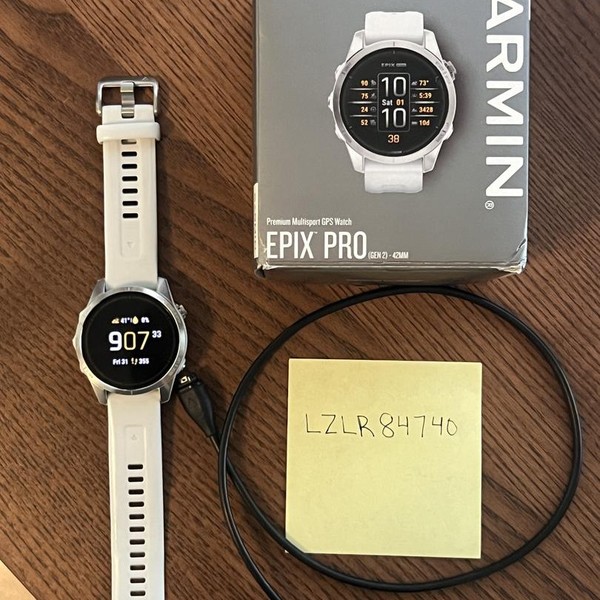 Garmin epix Pro Gen 2 - Silver, 42mm, Standard