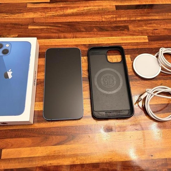 Apple iPhone 13 - Unlocked, 128 GB, Blue, A2482