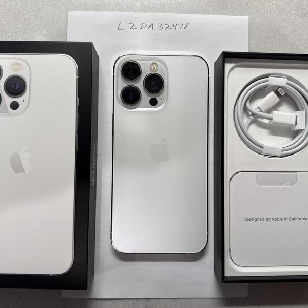 Apple iPhone 13 Pro - Unlocked, 128 GB, Silver, A2483