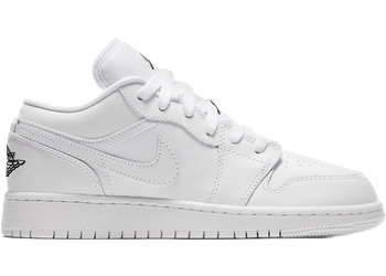 Jordan 1 Low Triple White (GS) for sale