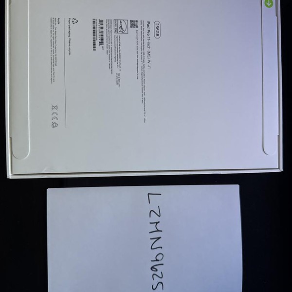 Apple iPad Pro 11 inch (M5) 2025 - Wi-Fi, 256 GB, Space Black, Apple M5 9-Core, A3357, Standard Glass