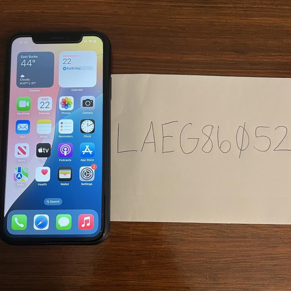 Apple iPhone Xr - Unlocked, 64 GB, Black, A1984