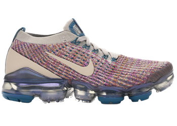 Nike Air VaporMax Flyknit 3 Desert Sand Vivid Purple (Women's) for sale
