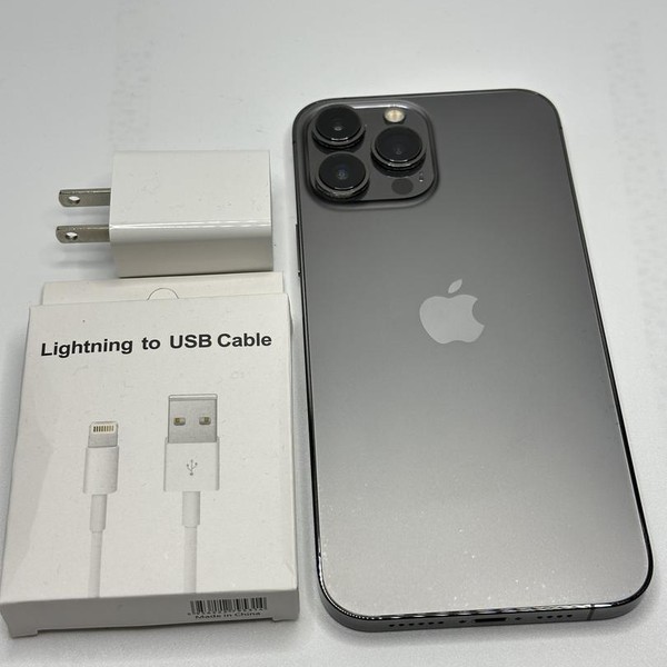 Apple iPhone 13 Pro Max - Unlocked, 256 GB, Graphite, A2484