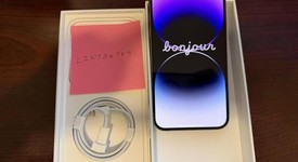 Good
													Apple iPhone 14 Pro Max - Unlocked, Purple, 128 GB, A2651, photo 1 of 5