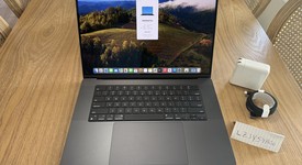 Mint
													MacBook Pro Late 2023 (M3) - 16" - Apple M3 Pro 12-core, Black, 1 TB, 36 GB, 18-core GPU, photo 1 of 24