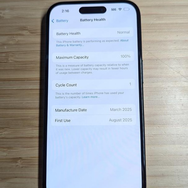 Apple iPhone 16 - Unlocked, 128 GB, Black, A3081