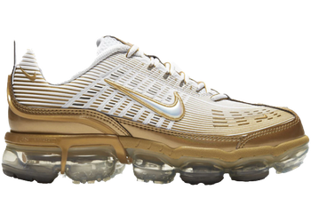 Nike Air VaporMax 360 White Metallic Gold (Women's) for sale