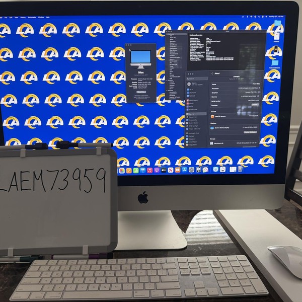 iMac 2017 27 inch Retina 5K - 1 TB, 8 GB, Intel Core i5