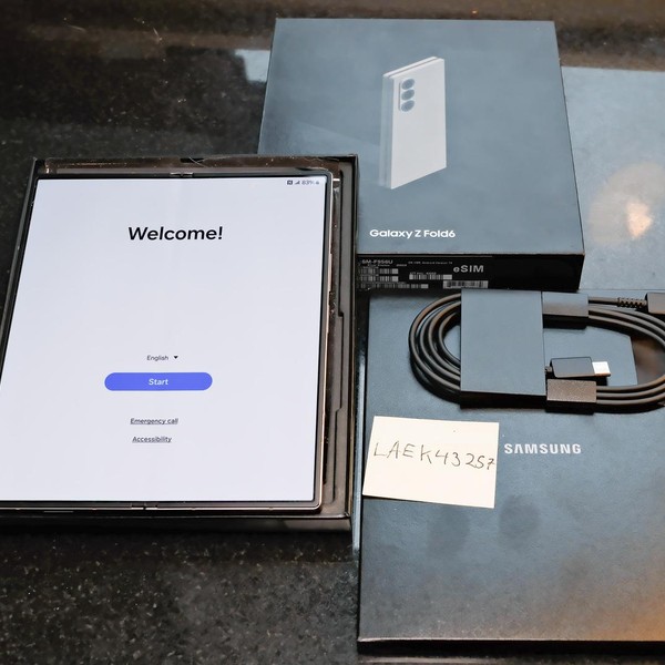 Samsung Galaxy Z Fold6 - AT&T, 256 GB, Silver, 12 GB, SM-F956U