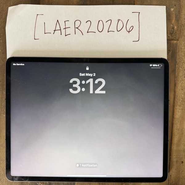 Apple iPad Pro 12.9 inch 5th Gen 2021 - Unlocked, 256 GB, Gray