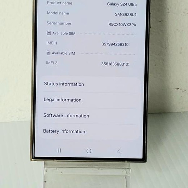 Samsung Galaxy S24 Ultra - Spectrum, 256 GB, Yellow, 12 GB, SM-S928U