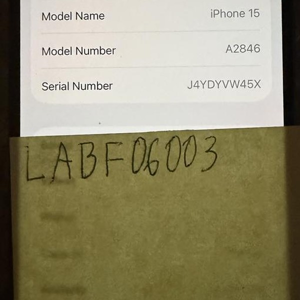 Apple iPhone 15 - Unlocked, 128 GB, Black, A2846