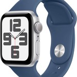 Good Apple Watch SE 2nd Gen 40mm - Silver, A2722 - GPS, Aluminum