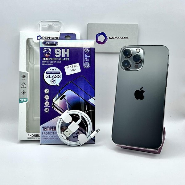 Apple iPhone 13 Pro Max - Unlocked, 128 GB, Graphite, A2484