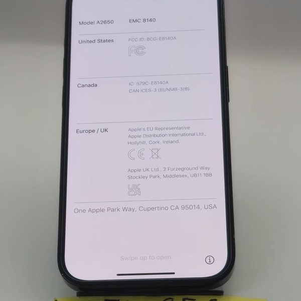 Apple iPhone 14 Pro - Unlocked, Black, 128 GB, A2650