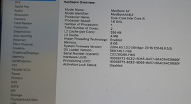 Good
													MacBook Air 2019 - 13" - I5, Gray, 128 GB, 8 GB, photo 4 of 9