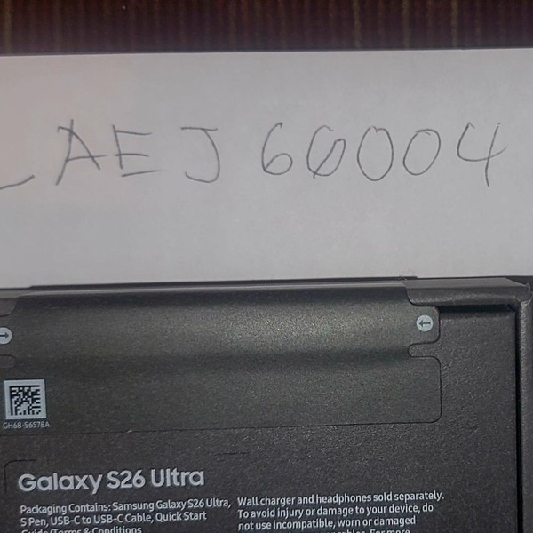 Samsung Galaxy S26 Ultra - Unlocked, 1 TB, White, 16 GB, SM-S948U1