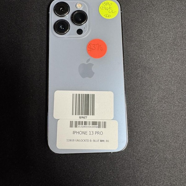 Apple iPhone 13 Pro - Unlocked, 128 GB, Sierra Blue, A2483