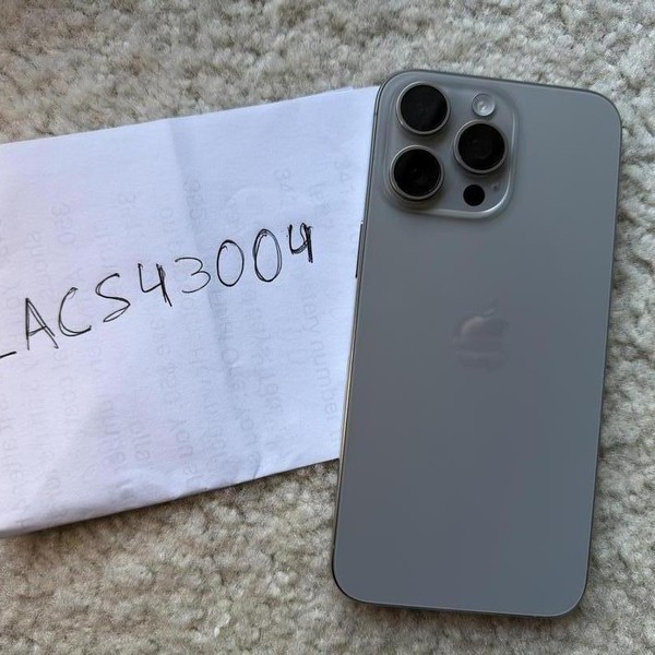 Apple iPhone 15 Pro Max - Unlocked, 256 GB, Natural, A2849