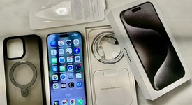 Mint
													Apple iPhone 15 Pro Max - Unlocked, Black, 256 GB, A2849, photo 1 of 13