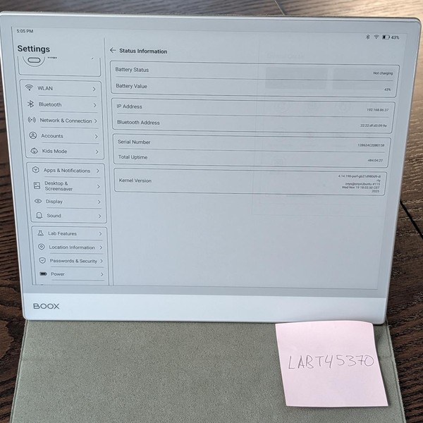 BOOX Note Max 13.3 inch - White