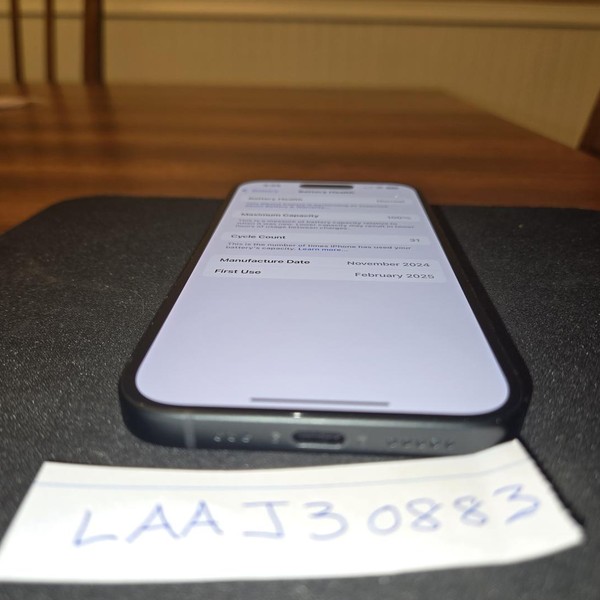 Apple iPhone 15 - T-Mobile, 128 GB, Black, A2846