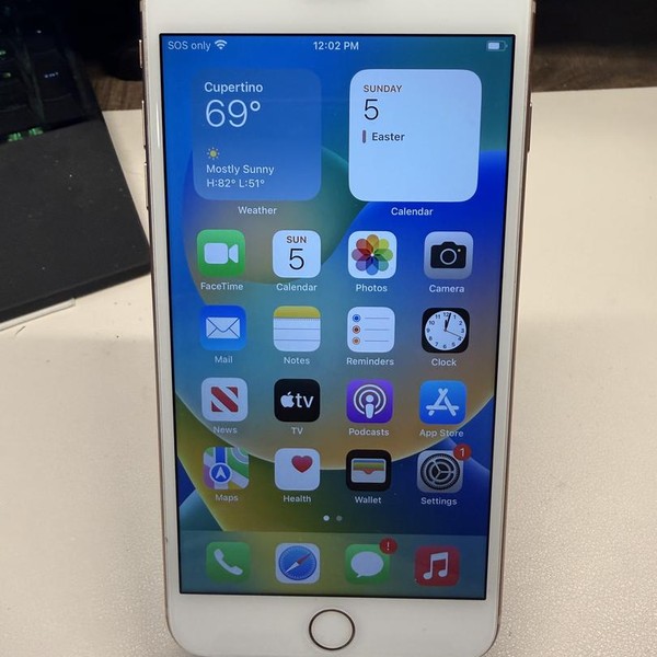 Apple iPhone 8 Plus - Unlocked, 64 GB, Gold, A1897, GSM