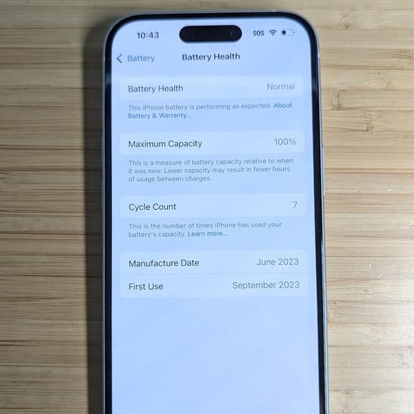 Apple iPhone 15 - Unlocked, 128 GB, Blue, A2846