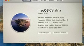 Good
													MacBook Air 2020 - 13" - I3, Gray, 256 GB, 8 GB, photo 2 of 16