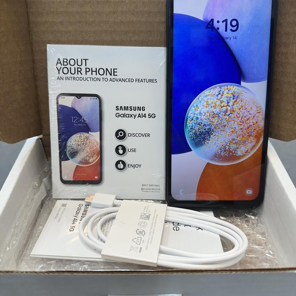 Samsung Galaxy A14 5G - Unlocked, 64 GB, Black, 4 GB