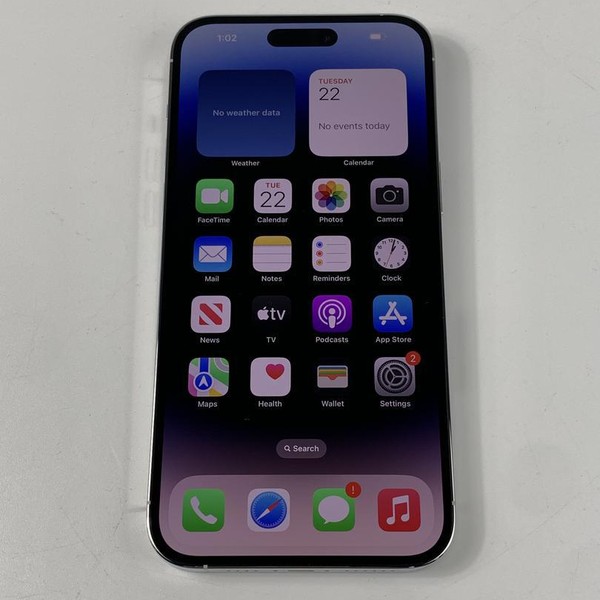 Apple iPhone 14 Pro Max - Unlocked, 256 GB, Silver, A2651