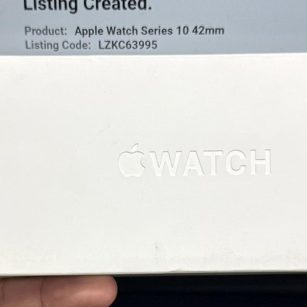 Apple Watch Series 10 42mm - Black, A2997 - GPS, Aluminum