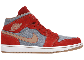Jordan 1 Mid Denim Red for sale
