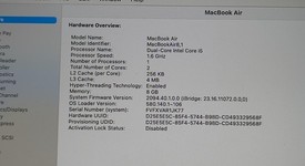 Fair
													MacBook Air 2019 - 13" - I5, Gray, 128 GB, 8 GB, photo 4 of 12