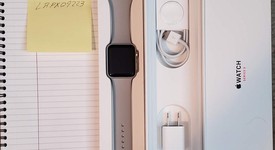 Good
													Apple Watch Series 3 42mm - Unlocked, Gray, A1861, Aluminum, photo 1 of 5