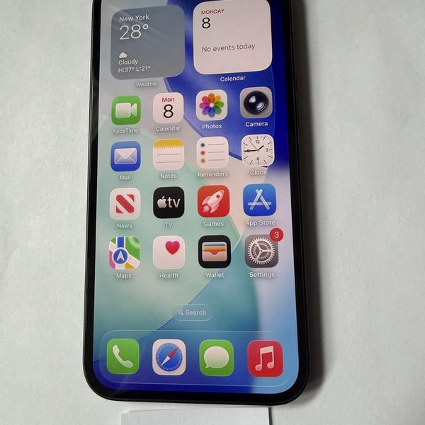 Apple iPhone 16e - Unlocked, 128 GB, Black, A3212