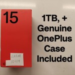 New OnePlus 15 - Unlocked Non-US, 1 TB, Sand Storm, 16 GB