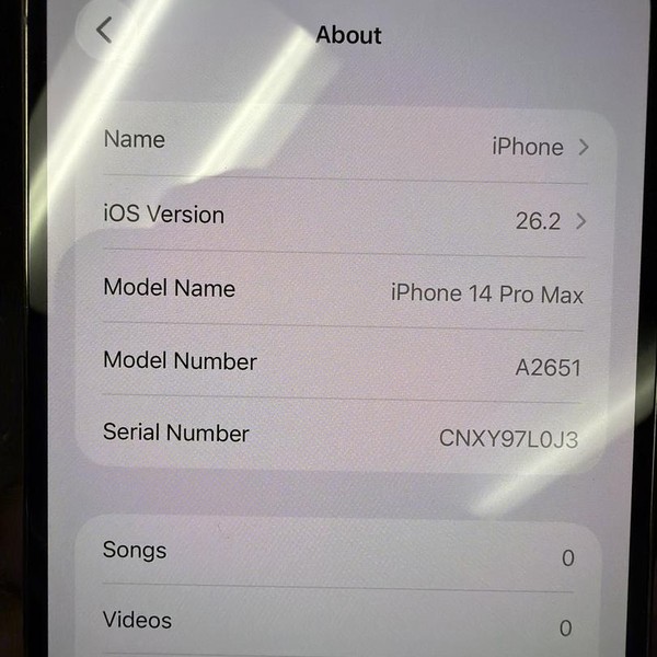 Apple iPhone 14 Pro Max - AT&T, 128 GB, Gold, A2651